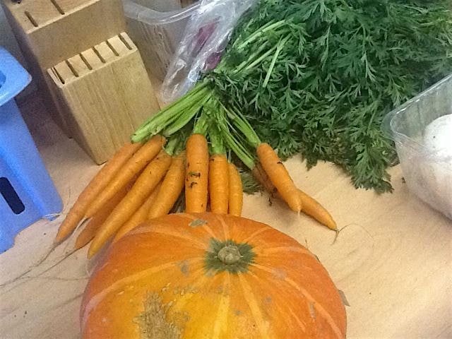 Back in nyc now, but my mumma sent me photos of carrots she bought at a german supermarket chain....