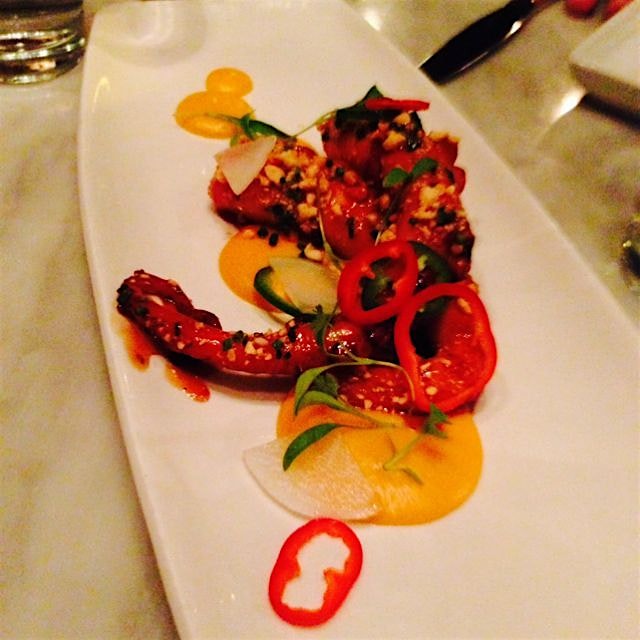 Told my kiddo that I roll veggie + some sea life. He suggested I eat an octopus.Turns out it's de...