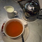 Mint tea inside the iconic Harrod's