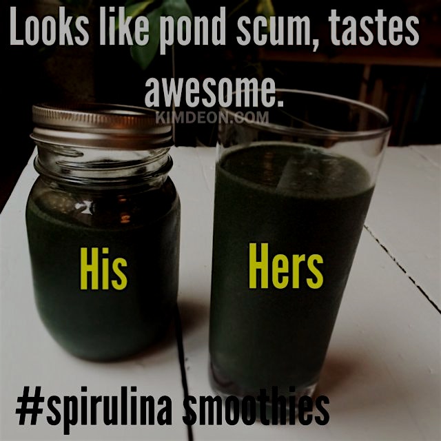 My first #foodstand upload! Who loves spirulina smoothies? 