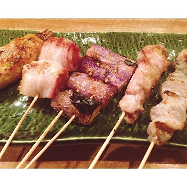 Charcoal grilled skewers that taste like the ones I ate in Kyoto in June. Run to Yakitori Tora! 