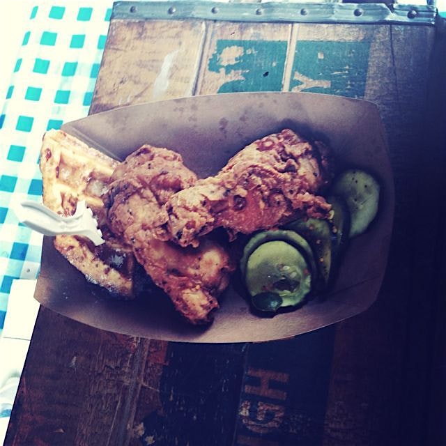Fried chicken from Buttermilk Channel at #AtlanticAntic last weekend. 