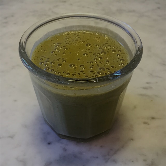 A Strawberry Peanut Green Smoothie might sound weird, but think PB&J in a green smoothie. You can...
