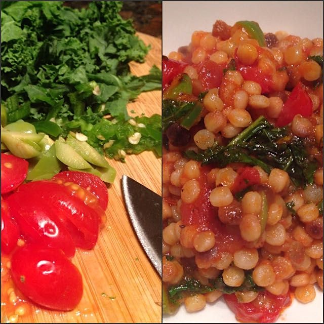 Spicing up some Sardinian pasta.. 