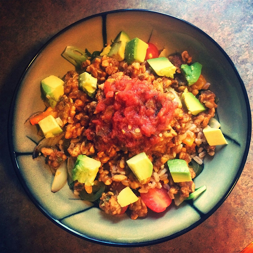 Tempeh Taco Bowl