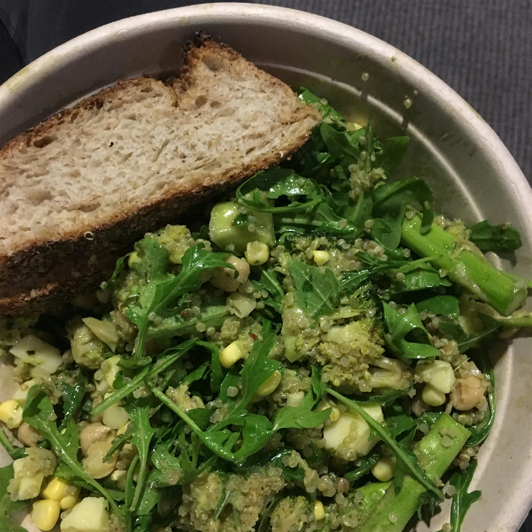 No sleep + too many projects + earth bowl + avo = we will get through this 