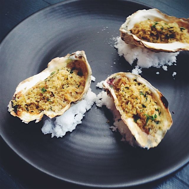 Grilled Oysters at King Bee, opening tomorrow. 