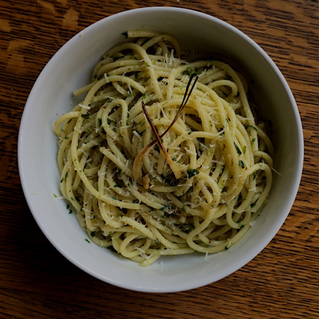Got my hands on some ramps from work and made this delicious pesto, Oh how I love spring! #FoodRe...