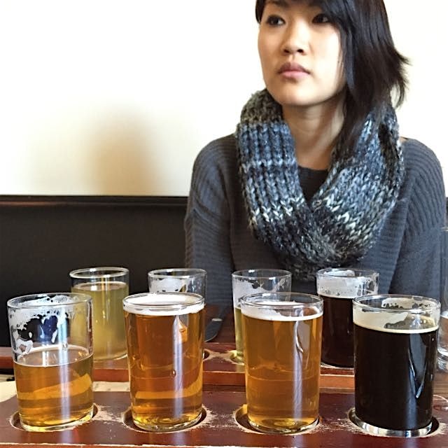 Sunday trip up to Peekskill Brewery. The hops are west coast but the beer is east coast. 