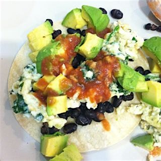 Made me some breakfast tacos 