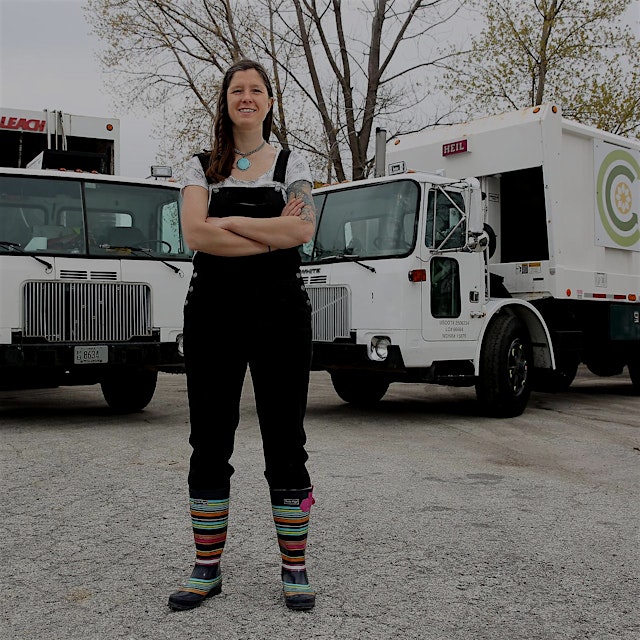 "Part-time waitress, full-time garbage entrepreneur — Melissa Tashjian has carved out a niche hel...