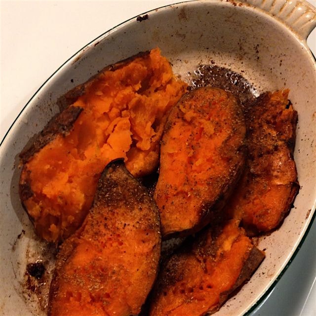 sweet potato skeptic, newly converted. thanks to coriander, tumeric, smoked salt.