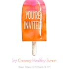 Christine Chitnis will demonstrate how to make the Mexican Chocolate Fudge Pops from her new book Icy Creamy Healthy Sweet, and then we'll all get a chance to try one! Perhaps with a Baked brownie too. (Yes, that's the brownie that Oprah and The New York Times both rave about.) Books will be available for purchase. Folks are welcome to show up anytime during the two hour block. 
