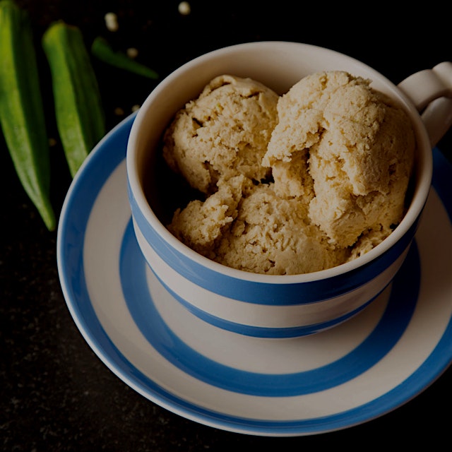 "We were a bit skeptical of this okra ice cream idea but the additions of almond milk and coconut...