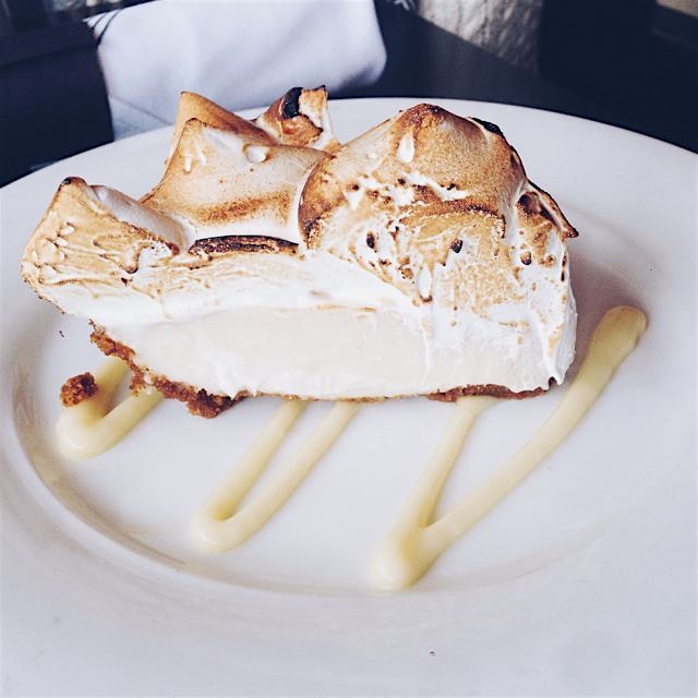 Lemon Merengue Pie at Empire Diner. 