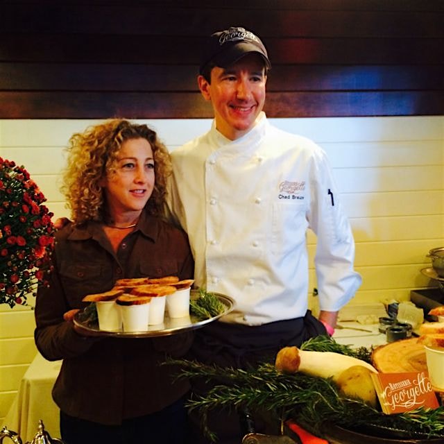 Great seeing Jen at the #nycwff brunch! Her happily raised guinea hens were such a hit!