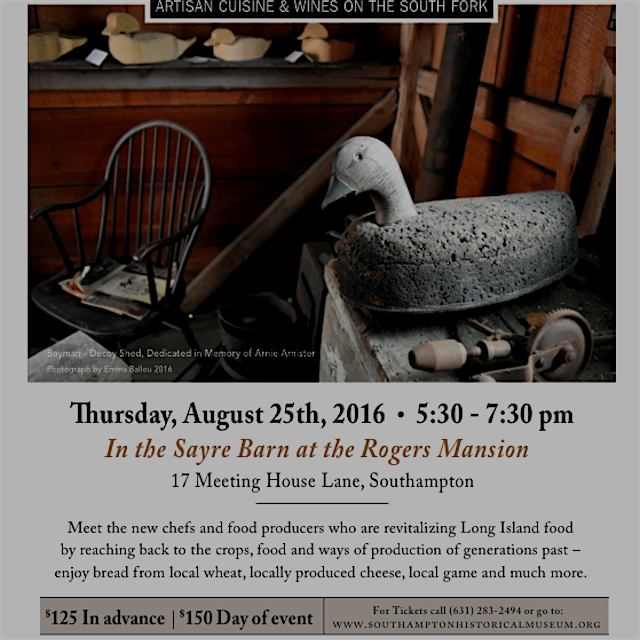 The Amagansett Food Institute and the Southampton Historical Museum will present an array of the ...