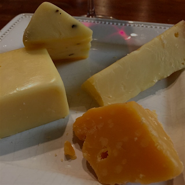 From your market's cheese section, create a tasting plate from the "odds and ends" bin of small l...