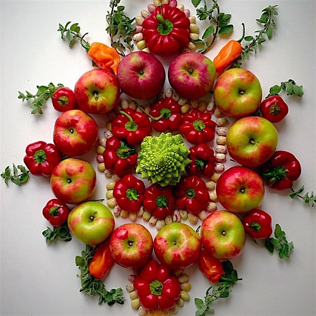 Autumn colors of food!