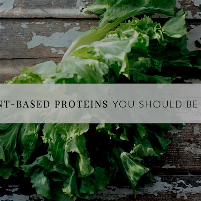 The stigma has always been - if you want to be vegetarian, you won't get enough protein. This lis...