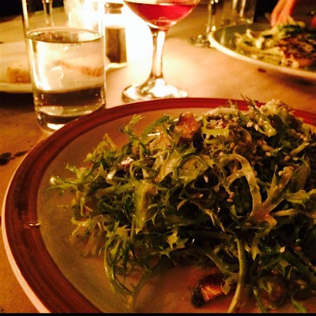 Malatesta is always worth the hike west. The tuna avocado salad special delivered! Happy birthday...