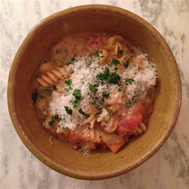 Alberto's pasta e fagioli!