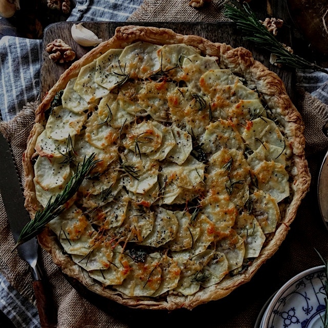 "If I could put some of my all time favourite savoury flavours in a tart, it would taste like thi...