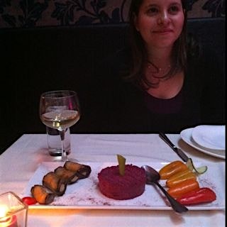 Dining like #GeorgianOligarchs with an old friend. <3 #royalty #vegan