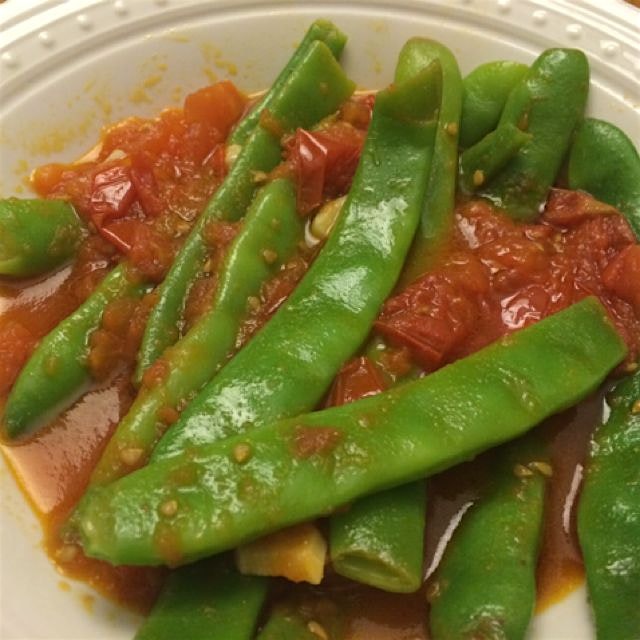 Going back to my roots with these awesome Italian flat beans!