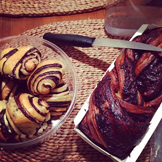 Chocolate babka! Yes please. From Bread bakery in Union square.