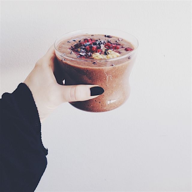 Orange chocolate smoothie 