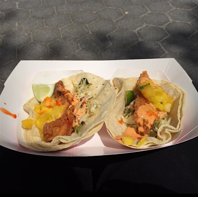 Calexico tacos from Madison Square Eats. Mmmm