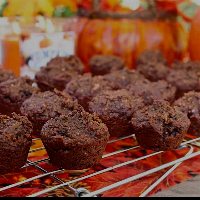 Paleo Chocolate Pumpkin Cookies are rich, delicious, and healthy! Search for them at the link in ...