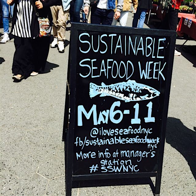 It's sustainable seafood week!!!