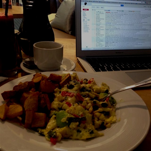 Working breakfast in Petaluma, CA. Excited to kick off our @purpose work with Athleta today! #wom...