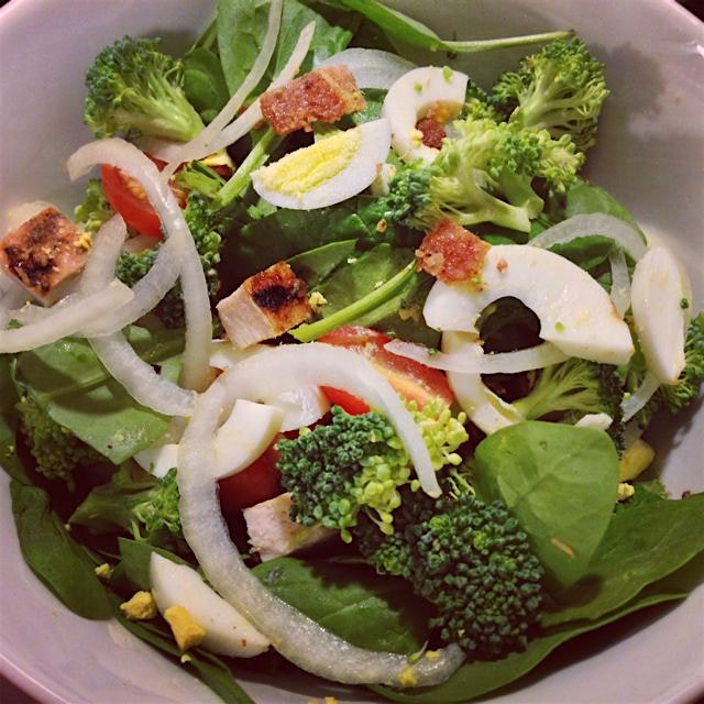 Sometimes a salad is just the most satisfying meal. 