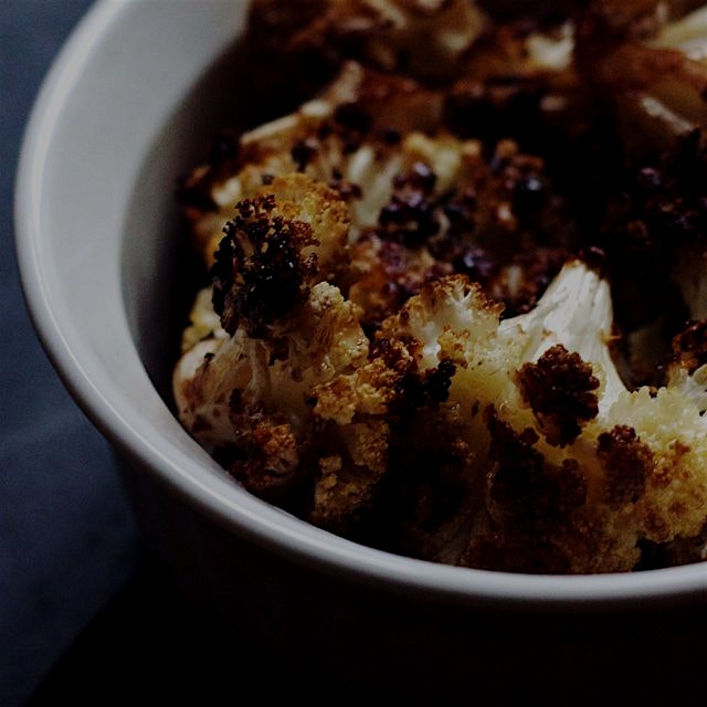Roasted cauliflower with balsamic and ginger