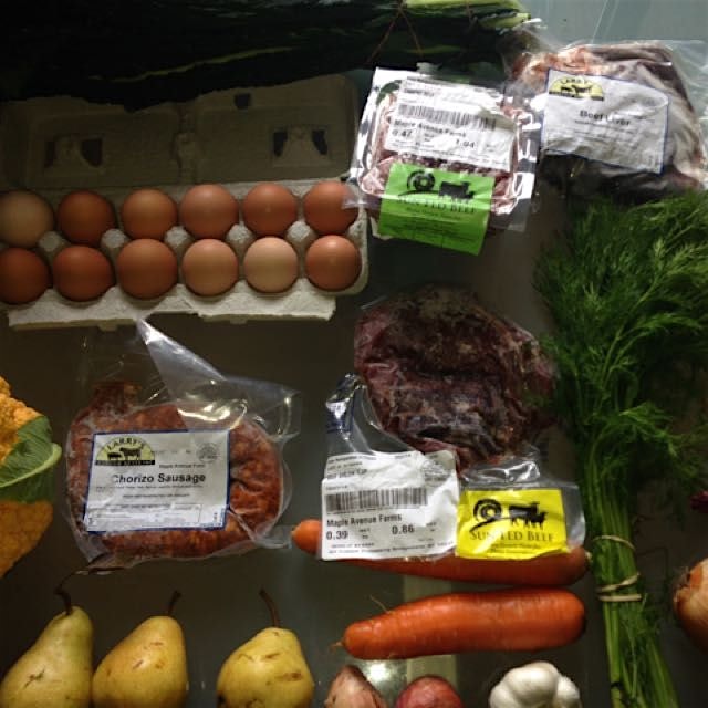 Farmers Market Happy. Who's coming over for dinner?