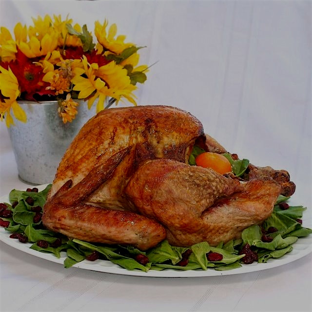 Herb Roasted Turkey from www.GreatFoodLifestyle.com. Beautiful, delicious centerpiece for Thanksg...