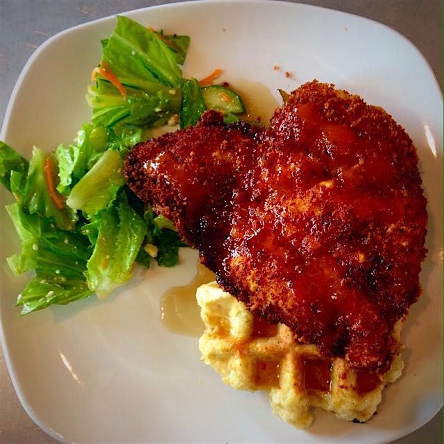 I looooove Taste of Belgium in Cincy!! Could this chicken and waffle every 3 days lol 