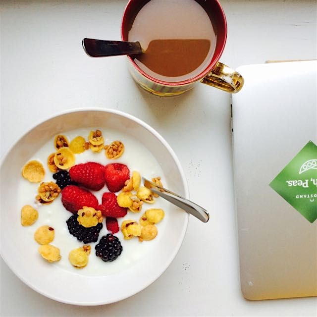 I grew up eating homemade yogurt and cherish the days I can still have some for breakfast. #happy...