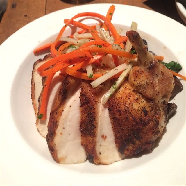 Work-a-day lunch with @Rachna at Beecher's