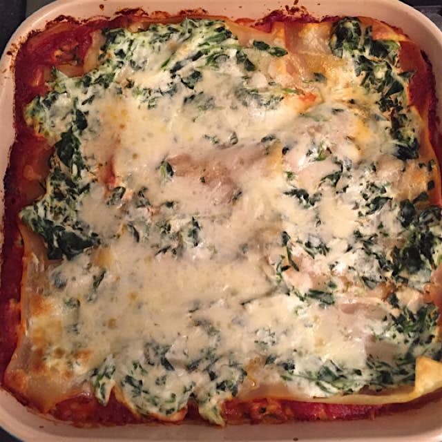 #homemade spinach lasagna #comfortdinner