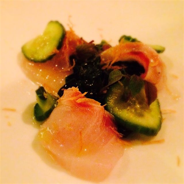 Course 2- mullet sashimi 