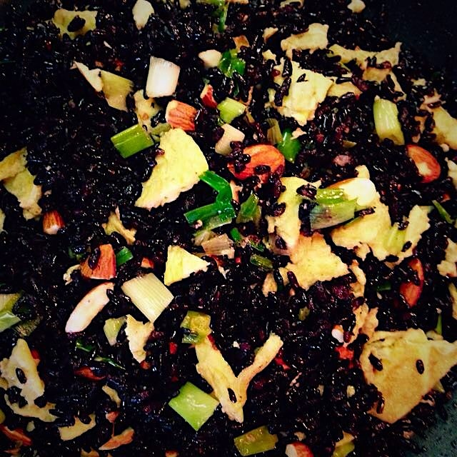 Black fried rice 😋