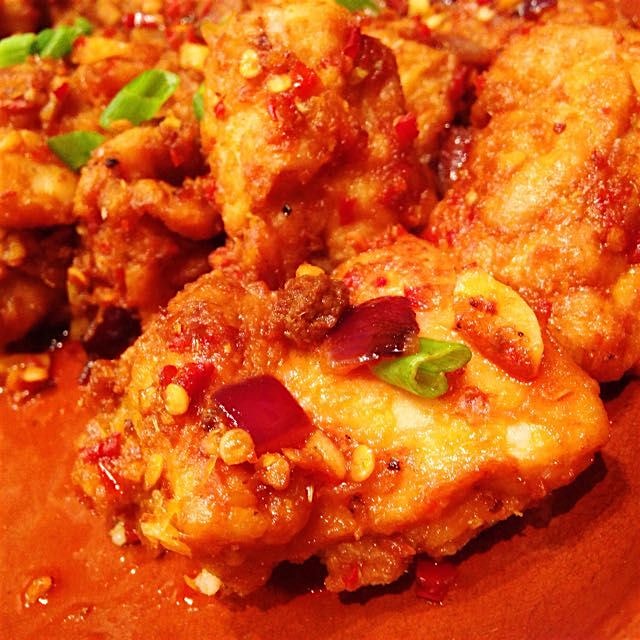 Tonight's dinner, inspired by a recent text conversation with the chef who beat me on CHOPPED. Ch...