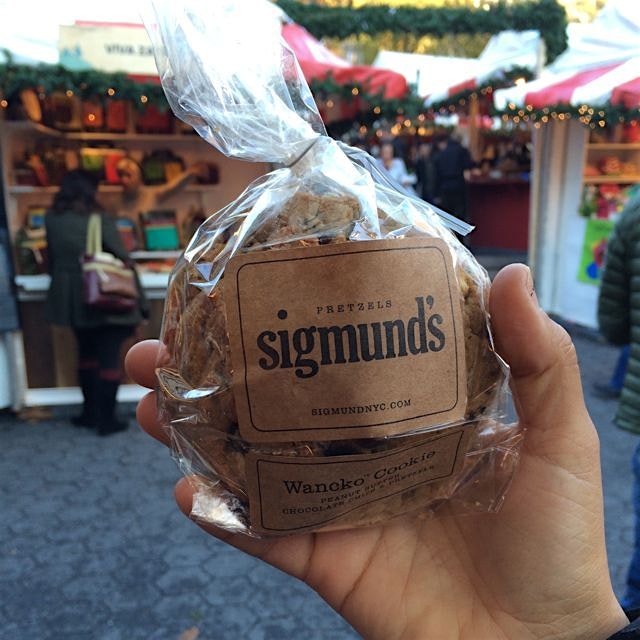 COOKIE TIME!!! This monster has pretzels, chocolate chips and peanut butter. #omg #imgonnadie #ha...