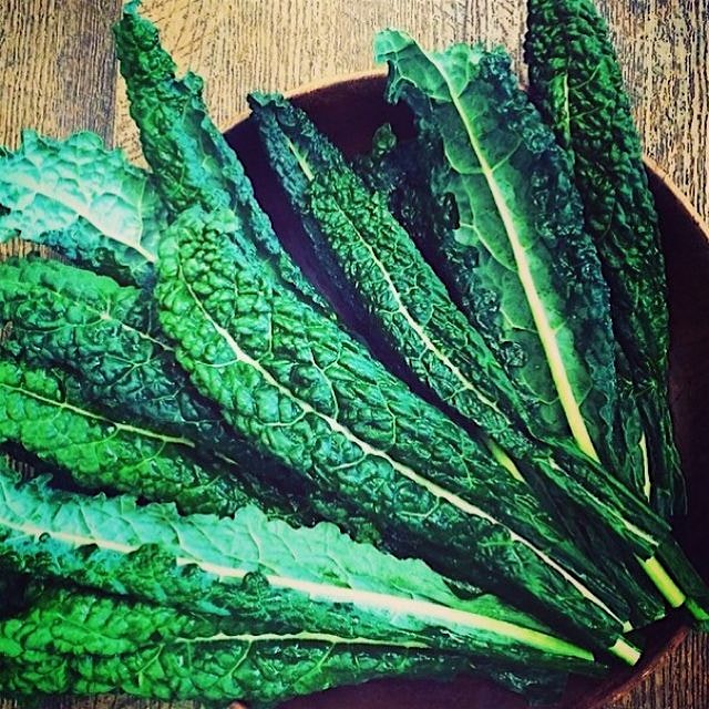 I could stare at this lush green all day long. However I'll be sautéing it in EVOO, roasted garli...