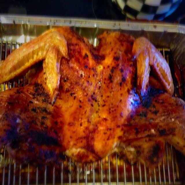 #spatchcocked this turkey up right. #thanksgiving