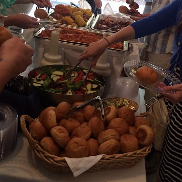 A low-country rehearsal dinner boil. #savannah 